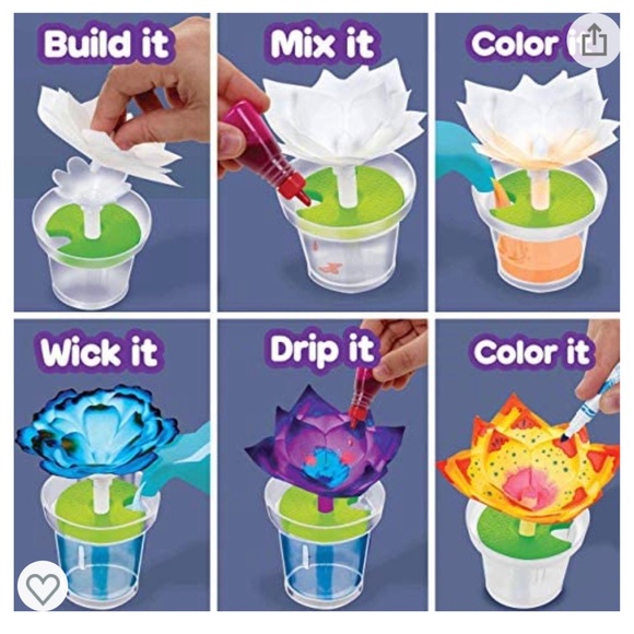 NEW Crayola Paper Flower Science Kit - Picture 5 of 6